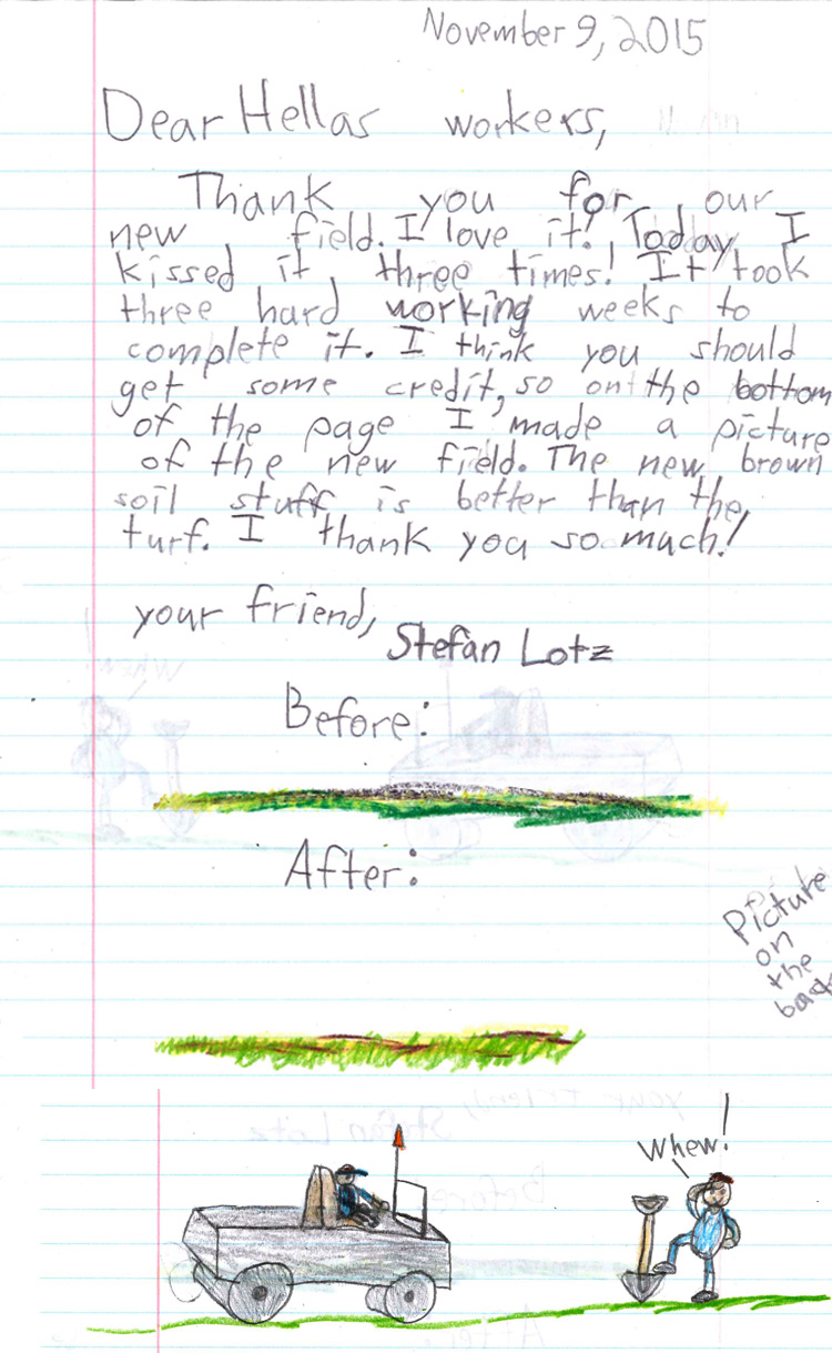 Letter to Hellas from Stefan