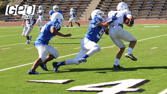 Geo Plus infill at Memorial Stadium in Madera, CA.