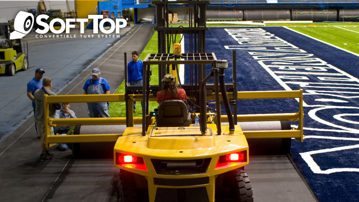 The SoftTop Convertible Turf System at Northern Arizona University in Flagstaff, AZ.